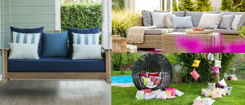 10 Ways to Decorate Your Outdoor Furniture Using Cushion Covers 