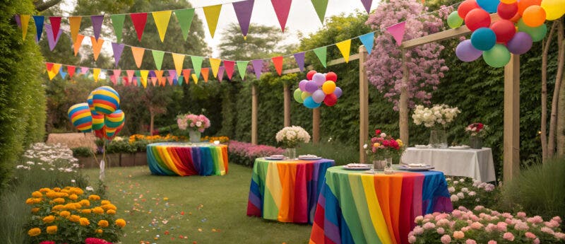 A Rainbow Welcome: How to Host a Backyard Dinner Party That Celebrates Pride