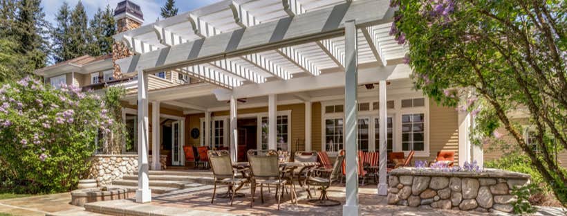 Patio Shades Installation