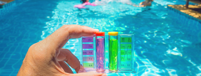 Pool pH test kit
