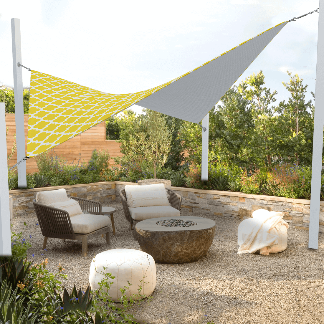 Waterproof Sun Shade Sail - Rectangle - Triangle