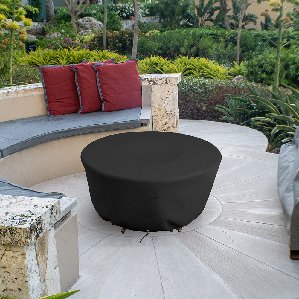 Round Fire Pit Covers - Design 1