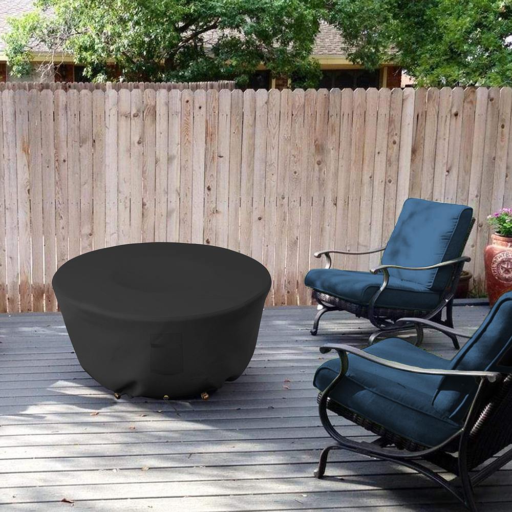 Round Fire Pit Covers - Design 1